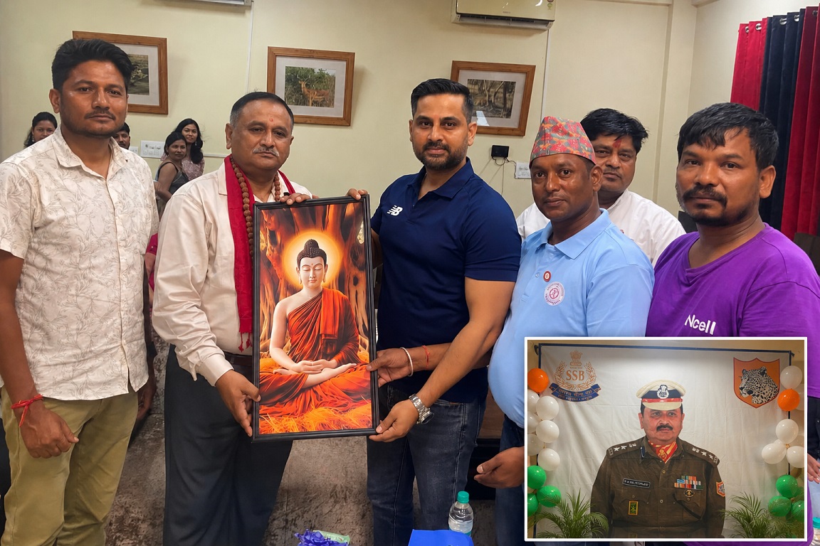सेवा निवृत्त कमान्डेन्ट रबीन्द्र कुमार राजेश्वरीलाई सम्मानसहित बिदाइ
