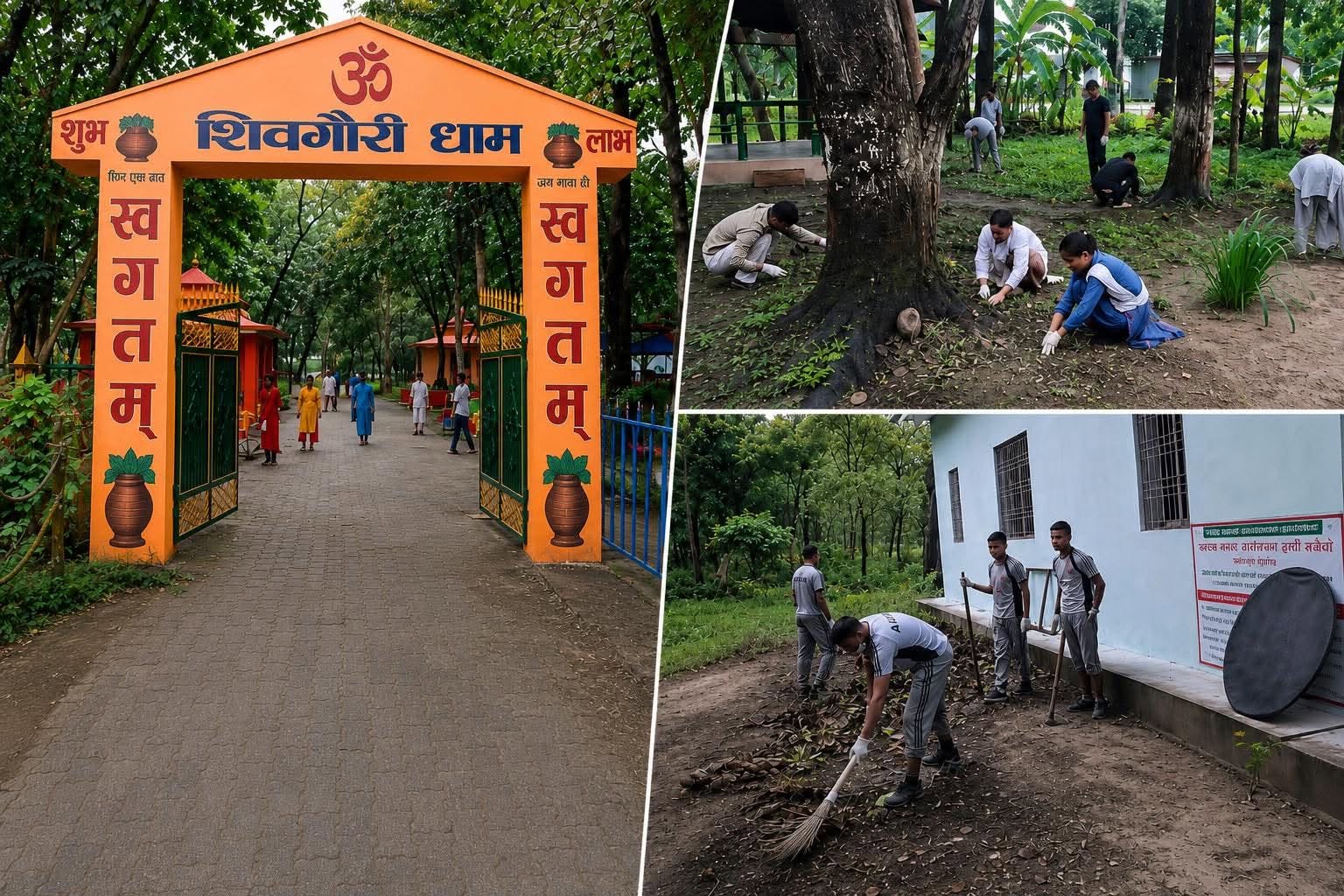 नेपाली सेनाको सहयोगमा शिव–गौरी धाममा विशेष सरसफाइ, साउन ९ गते साधारण सभा हुने