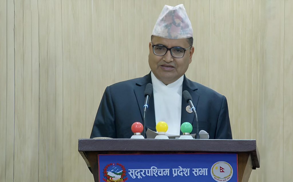 सुदूरपश्चिमका मुख्यमन्त्री खगराज भट्टले पाए विश्वासको मत