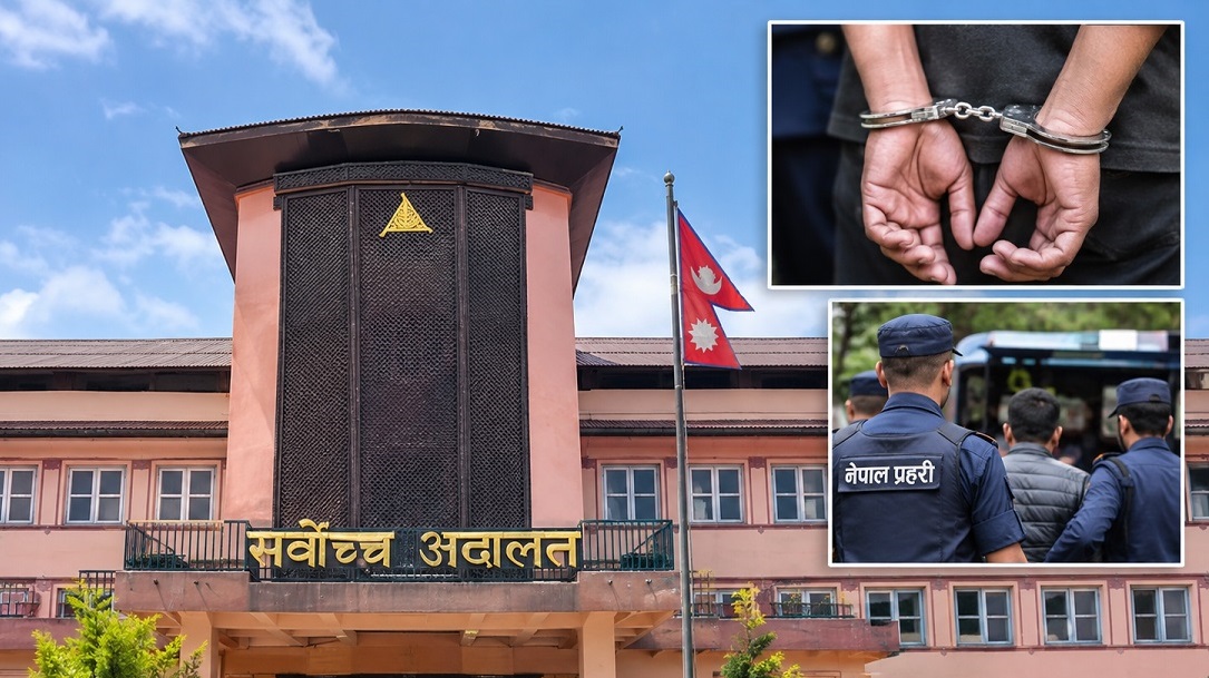 जोखिमपूर्ण अवस्थाबाहेक पक्राउ परेकालाई हत्कडी नलगाउन सर्वोच्चको आदेश
